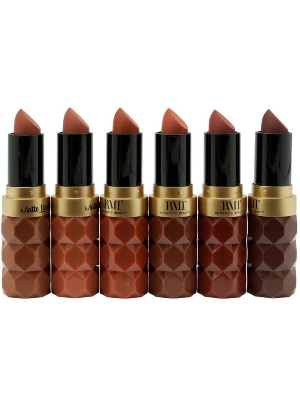 Matte Lipstick Collection - Brown Tones